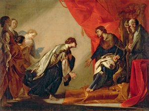 Ester před Ahasverem, kolem 1645-50